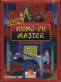 Kung-Fu Master Atari 7800  box art